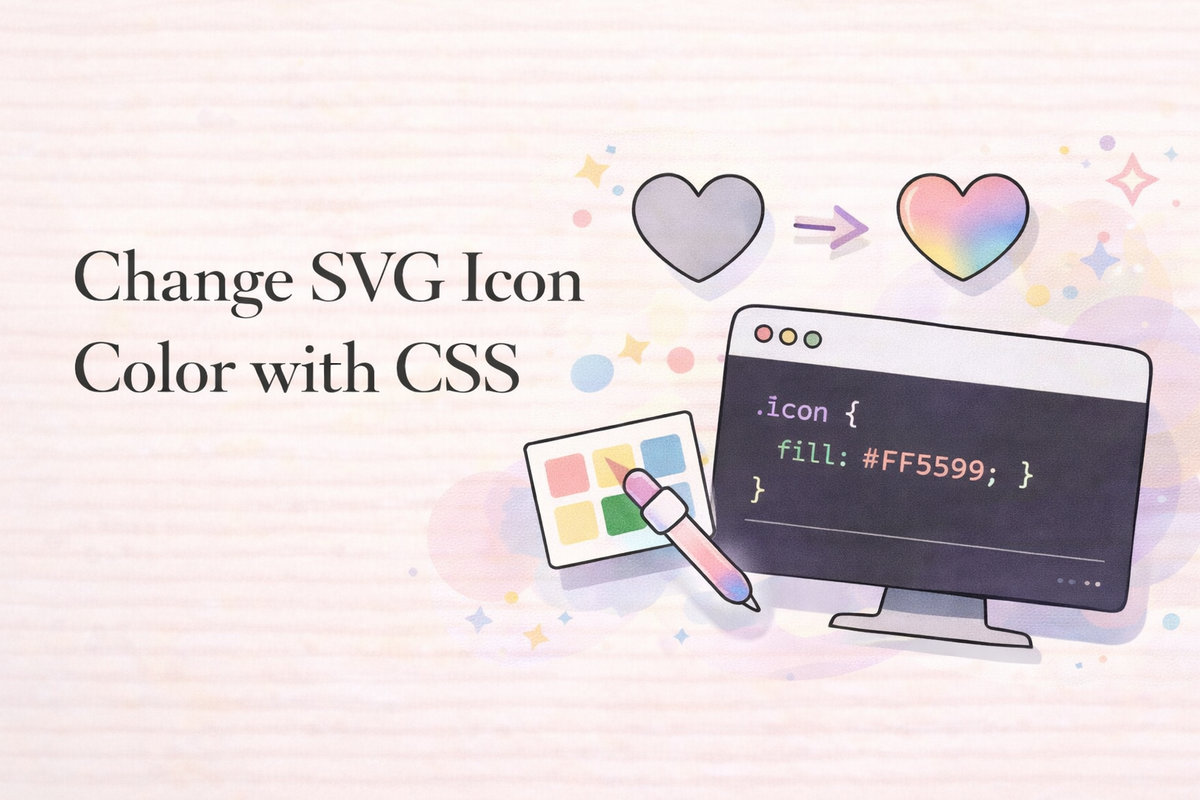 SVG currentColor: Change Icon Fill & Stroke with CSS