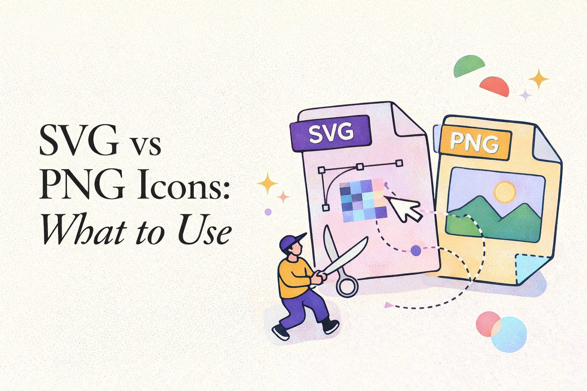 SVG vs PNG Icons: What to Use