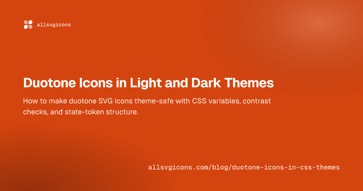 Duotone Icons in Light and Dark Themes