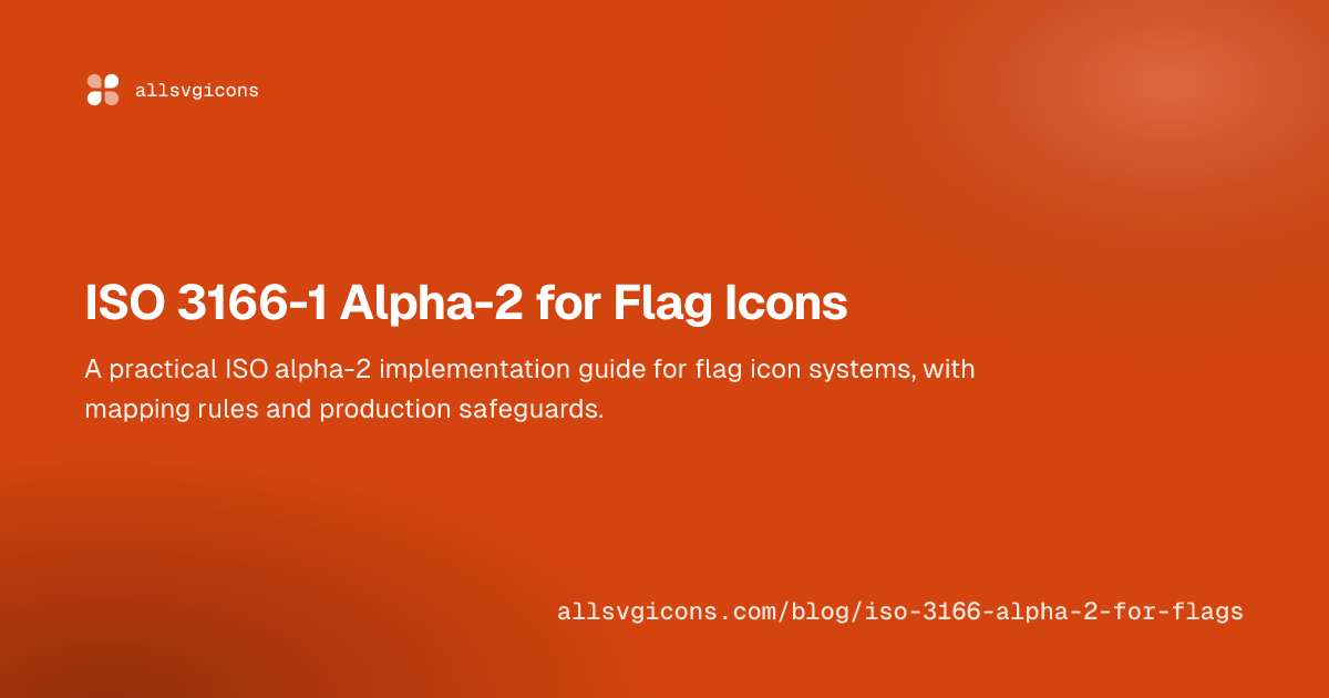 ISO 3166-1 Alpha-2 for Flag Icons